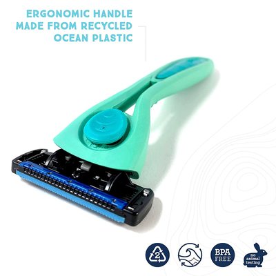 recycled plastic razor