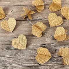 Recycled paper decorations