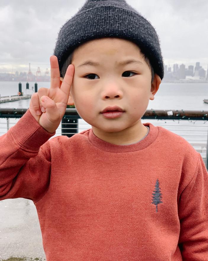 recycled kids jumper