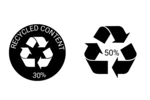recycled symbols for products